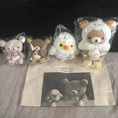 Amazon Co Jp リラックマ ストア 池袋 サンシャインシティ 限定 ぬいぐるみ リラックマ キイロイトリ コリラックマ 全種 トートバック セット ホビー 通販