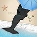 FADFAY Mermaid Tail Blanket for Kids,Adults,Men,Women Soft and Comfortable Sleeping Blanket,Sofa,Bed for Reading,Watching TV,Cosplay 35x75inch (Dark Grey)
