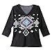Women's Southwestern V Neck Albuquerque Top