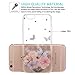 JAHOLAN iPhone SE 2022 Case,iPhone SE 2020 Case,iPhone 8/7 Case,Cute Girl Floral Design Clear Slim Cover Case for iPhone 6/6S/7/8/SE 2020 2022 - Pink Butterfly Flower