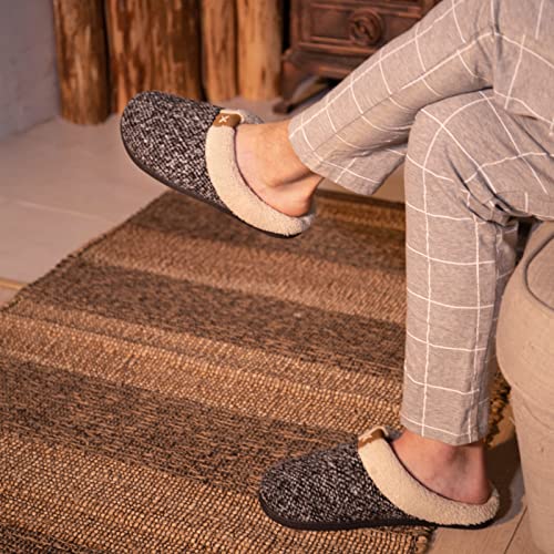ULTRAIDEAS Mens Slippers, Carpet House Slippers for Men, Mens Gifts