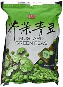 Taiwan Roasted Wasabi Hot Green Peas (30 Packets) - 8.46 Oz (240 g) - No Starch, No Wheat Flour