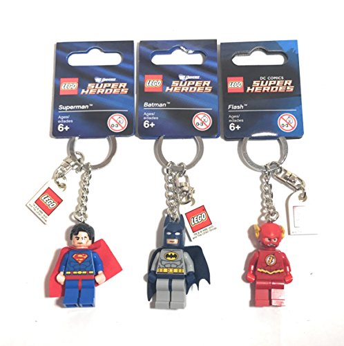 Lego Dc Comics Keychains Lot Of Batman Superman Flash