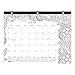 Blueline 2018 Monthly Coloring Mini Desk Pad Calendar, Botanica, January - December, 11 x 8.5 inches (C2917211-18)