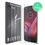 [3 PACK] Motorola Moto Z2 Play Screen Protector, LK [Tempered Glass] with Lifetime Replacement Warranty