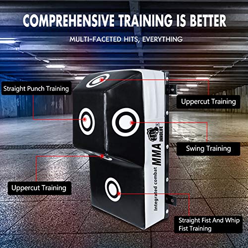 INNOLIFE Wall Mount Uppercut Heavy Bag Boxing MMA Training Punching Target(23.8x13.7x11.8 inches