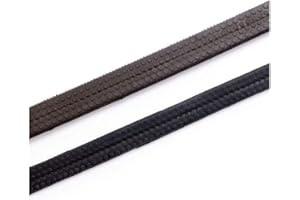 Rubber Grip Reins in Black or Brown (Black, Full 5/8")