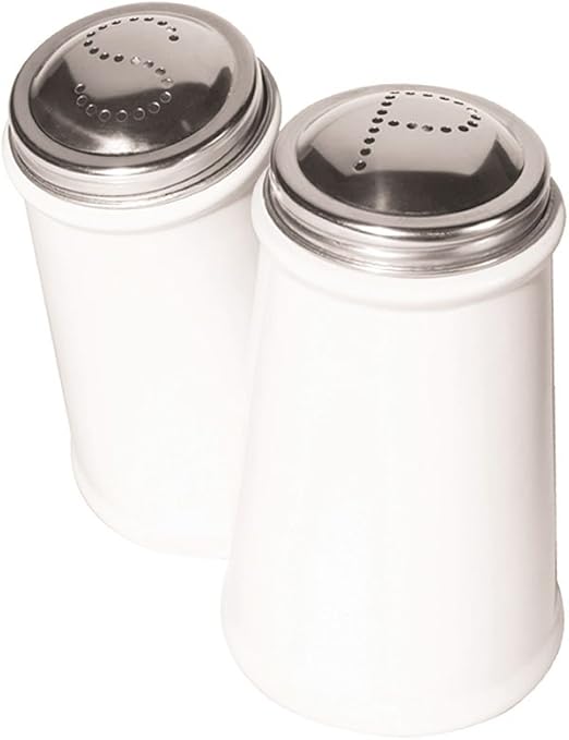 Ceramic Salt and Pepper Shaker Set By OGGI Home & Kitchen