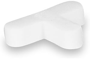 BARWALT Original Precision Tile Spacers, 150xRegular T Shaped 3/16 Inch White Rubber Spacers, Made In The USA