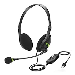 Headset with Mic Noise Cancelling & Audio