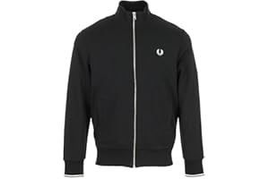 Fred Perry Zip Through Sweatshirt, Black