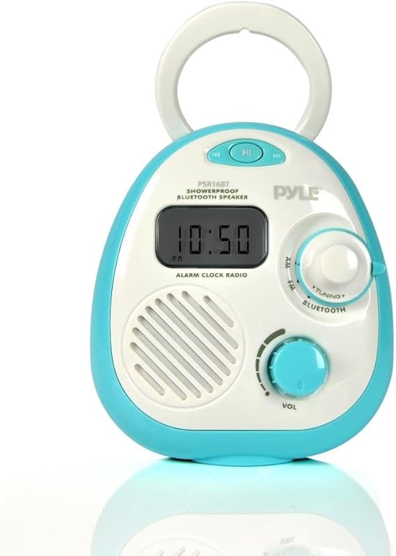 shower clock radio bluetooth