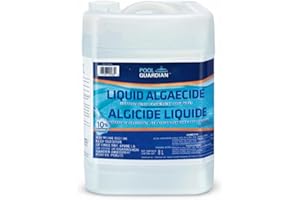 Pool Guardian Liquid Algaecide 10% (8L) Kills Black Green & Mustard Algae Fast Acting Swimming Treatment Prevents Future Grow