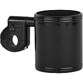 Kruzer Kaddy Black Cup Holder Bar Mount 7/8, 1, 1 1/4