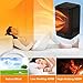 KEYNICE Electric Table Heater 950/450W Warming 5-inch Portable Ceramic Personal Space Heater with Over Heat Protection, Tip over Protection Mini Heater for Home Office Indoor Use - Black