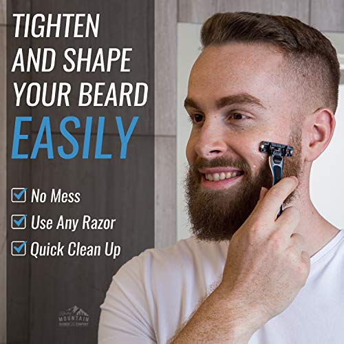 Men's Shave Gel - Clear Shaving Gel So You Can See Where You Are Shaving - For All Skin Types - Use with all Razor Types- 8oz - Thumbnail 3