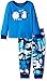 Komar Kids Boys' Big Boys' Penquin Camo 2pc Sleepwear Set, Blue, 4T