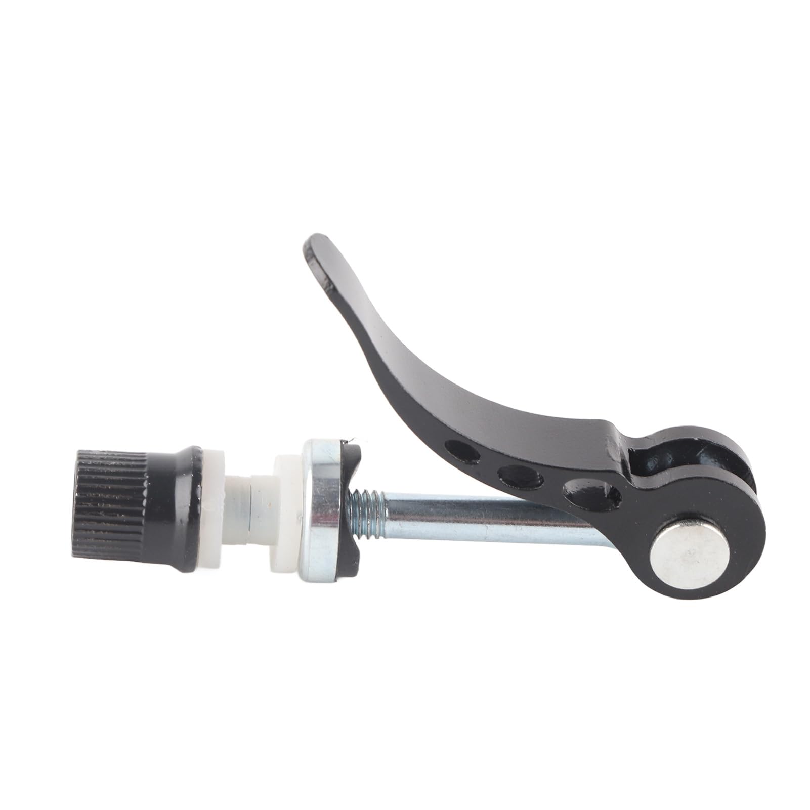 Akozon QR Quick Release Seat Post Clamp, M6 60mm Cycle Saddle for Scooter Mountain Bicycle Road Bike, Aluminium Alloy Seatpost Clamp