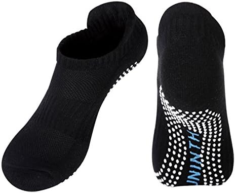 JNINTH Non-Slip Non-Skid Yoga Socks Cotton Pilates Ballet Sock with Grips for Women Girl