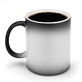 XEEVYAP Custom Magic Mug Personalized Photo Coffee Mugs 11 Oz Customize Ceramic Cup with Photo Text Image Logo Color Changing Cups Gifts for Men Women Dad Mom Family Best Friend, BlackNoCustom