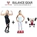 Fury Fitness Foam Balance Pad Bundled with Yoga Strap, X-Large Non-Absorbent, Perfect as Yoga Knee Pads, Meditation Cushion, Rehab and Standing Desk Mat
