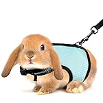 MEWTOGO 2 pcs Adjustable and Breathable Bunny Harness with M and L Size