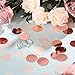 Whaline 12000 Pieces Paper Confetti Circles Tissue Party Table Confetti for Wedding, Holiday, Anniversary, Birthday, Mixed Colors, 1 Inch (120 Grams)