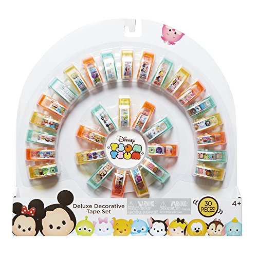 Tsum tsum disney deluxe decorative tape set (30 pack) playset