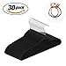 IEOKE Velvet Hangers Clothes Hangers Non Slip Coat Hangers Ultra Thin Space Saving with Heavy Duty 360 Swivel Hanger Hook - 30 pack