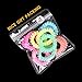 Spiral Hair Ties 12pcs Hair Bands Scrunchies for hair and girls Sports hair ties Suitable for All Hair Types 6 Candy Colors 2pcs/Color