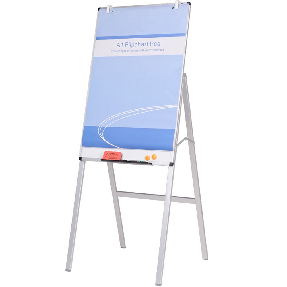 VIZ-PRO Magnetic H-Stand Whiteboard/Adjustable Dry Erase Easel,24 x 36 Inches
