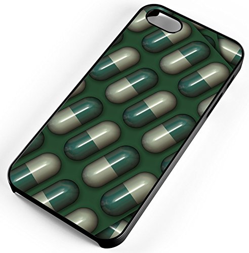 iPhone Case Fits iPhone 8 PLUS 7+ Prescription Drugs Pills Pill Medicine Black Plastic