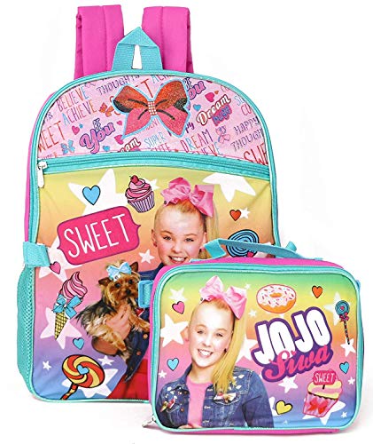 jojo backpack and lunchbox