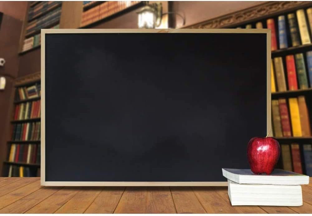 YongFoto 5x3ft Back to School Backdrop Books Apple
