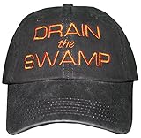 DRAIN THE SWAMP Embroidered Hat TRUMP Cap #MAGA Bad Hombre #DrainTheSwamp