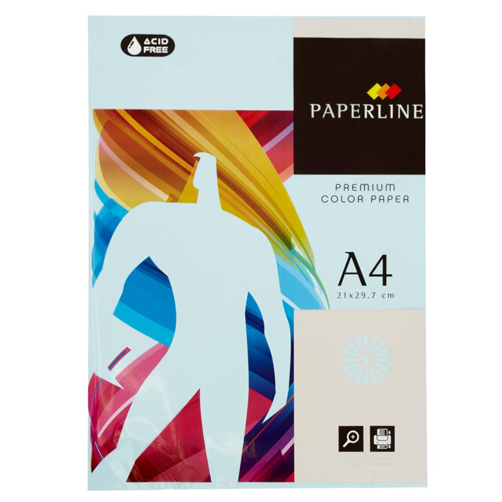Paperline A4 80 GSM Colour Paper - Ocean (Pack of 500)
