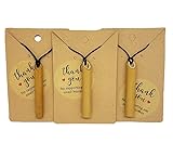 3-Pack Stress Straws Bamboo Natural Mindful