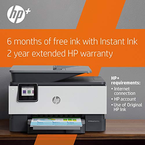HP OfficeJet Pro 9015e Wireless Color All-in-One Printer with bonus 6 months Instant ink with HP+ (1G5L3A) - Image 3
