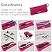 Hairizone Flat Iron Cover Thermal Pouch and Cable Holder for Hair Straightener, Curling Iron Case, Convenient Beauty Product Storage Bag for Travel, Pink