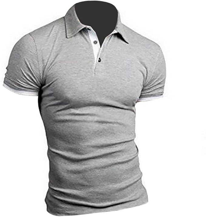 Marco Polo Herren Tshirt Männer Hemd Farbe Feste Slim Fit Männer