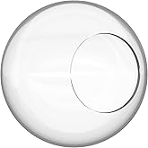 KASTLITE 12" Clear Acrylic Lamp Post Globe | Smooth Textured with 5.25" Neckless Opening | Manufactured in the USA