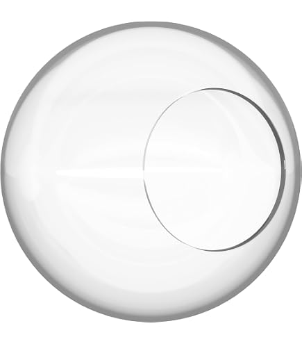 Acryl-Kugel 10 Zoll Durchmesser – Weiß, Mit 4 Zoll Halsöffnung, Für Dekoration & Bastelprojekte