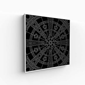 Canvas Wall Art for Living Room, Bedroom Silence Framed Canvas Prints for Home Decoration Ready to Hang - 16x16 inches