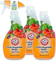 Arm & Hammer Fruit & Vegetable Wash, Produce Wash, Produce Cleaner, Pack of 3, 16 oz. Bottles, 1 Trigg