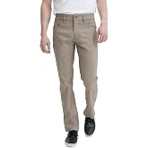 Urban Star Men&rsquo;s Bedford Relaxed Fit Pants &ndash; Straight Leg Casual Trousers | Up to Size 42" Waist &ndash; 4 Colors: Dark Blue, Black, Khaki, Charcoal Gray