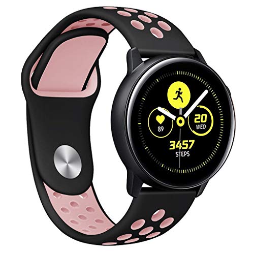 HOT Sale!!! for Samsung Galaxy Watch Active - Silicone Wrist Watch Bands Texture Bracelet Band for Gifts - Thumbnail 6