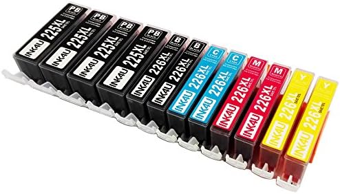 INK4U(TM) 12 Pack Ink Cartridges for Canon PGI-225 CLI-226 Pixma MG8120 MG6120 MG5220 MG5120 MG5210 MG5320 IP4820 IP4810 IP4920 IX6520 MX882 Ink