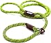 Friends Forever Extremely Durable Dog Rope Leash, Premium Quality Training Slip Lead, Reflective, Thick Heavy Duty, Sturdy, No Pull, Comfortable For The Strong Large Medium Small Pets 6 feet, Green