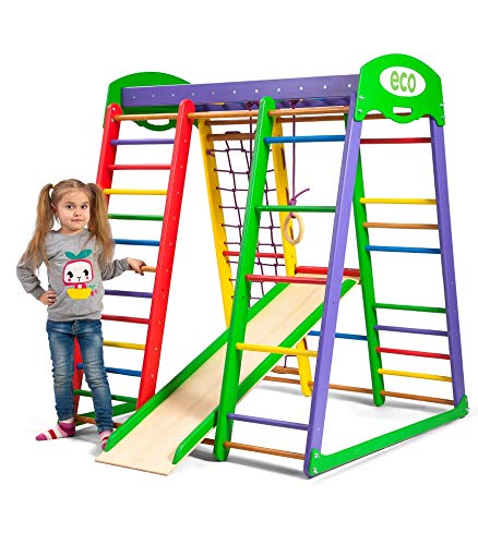 Wooden Playgrounds Akvarelka Home Gymnastic Wood Indoor Jungle