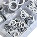 Boeray M3 M4 M5 M6 M8 Aluminum Alloy Rivnut Flat Head Threaded Rivet Nut Insert Nutsert Cap Rivet Assortment kit 100pcs